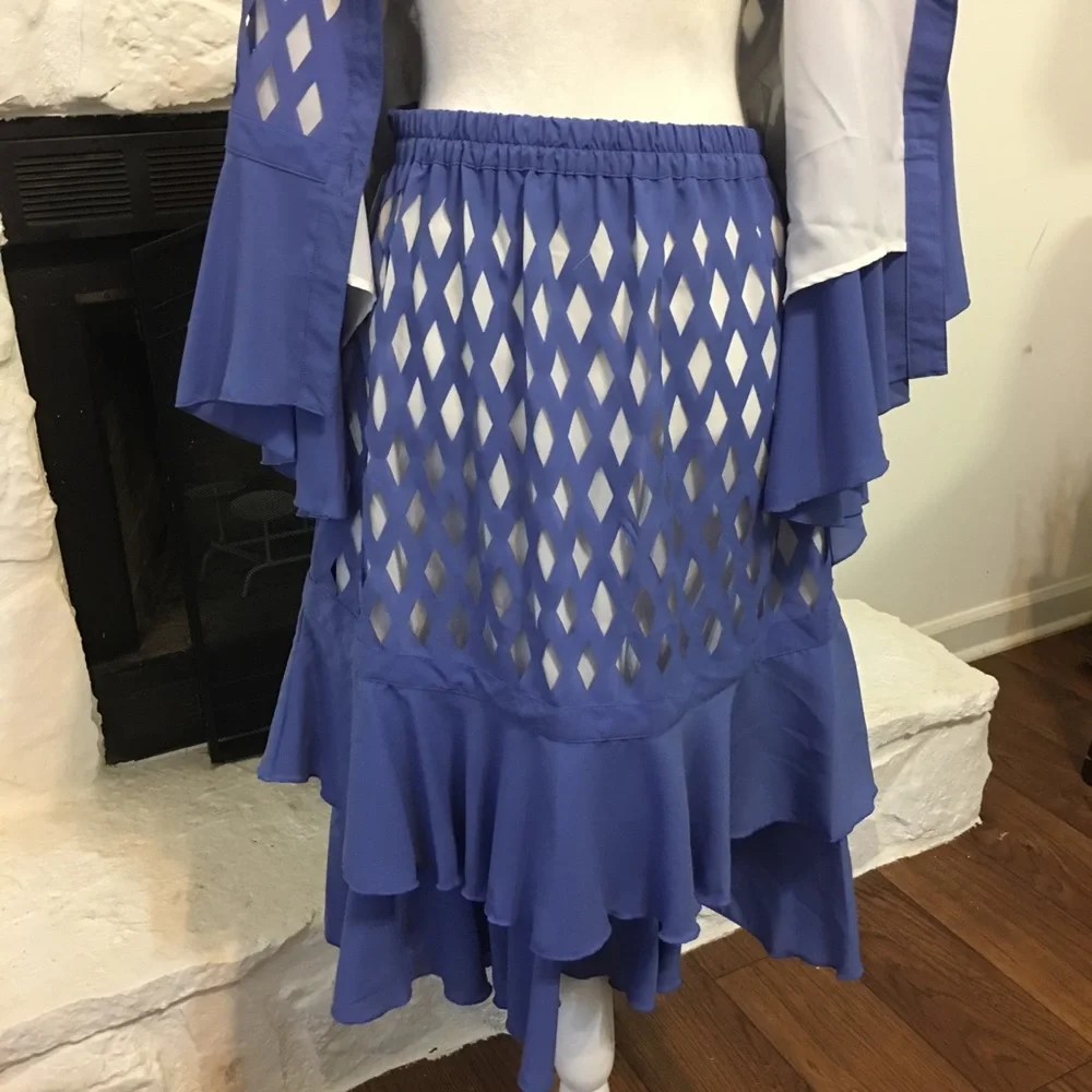 Firmiana lavender 2 piece skirt set size S NWT_9